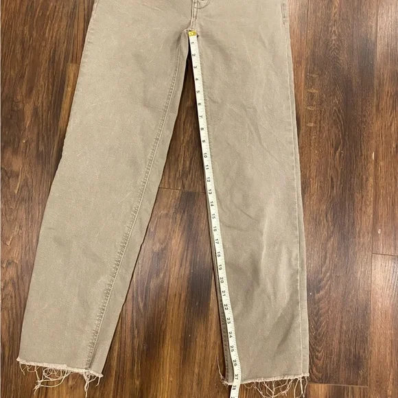 button fly straight leg jeans size 25 - Picture 8 of 10